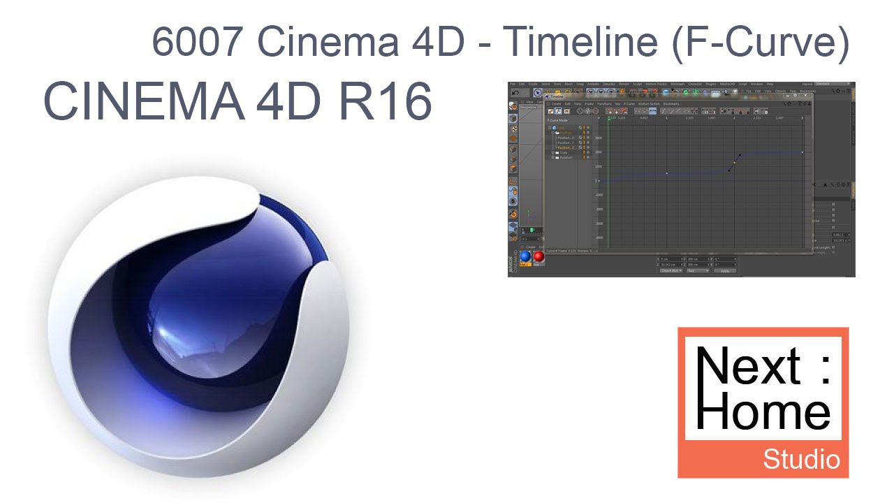 6007 Cinema 4D \u0e01\u0e32\u0e23\u0e43\u0e0a\u0e49\u0e07\u0e32\u0e19 Timeline ( F- Curve) \u0e40\u0e1a\u0e37\u0e49\u0e2d\u0e07\u0e15\u0e49\u0e19 - YouTube