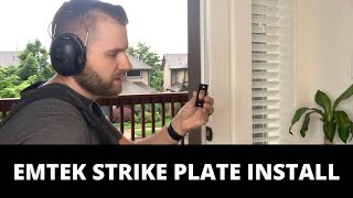 Emtek Strike Plate Install by Top Notch Finishing 507 views 3 years ago 5 minutes, 37 seconds