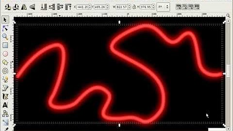 Inkscape. Эпизод 024 - Эффект неоновой надписи (Episode 024 – Neon Sign Effect)