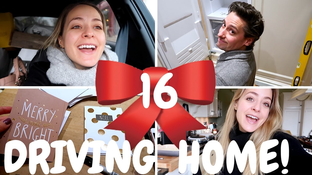 Driving Home for CHRISTMAS! Vlogmas 16