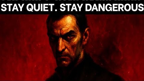 The #1 Rule the Rich Follow: Stay Quiet, Stay Dangerous | Machiavelli