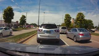 Grand Rapids Michigan - Driving Out Of The Congested Northside On The Freeway To Downtown In 2022