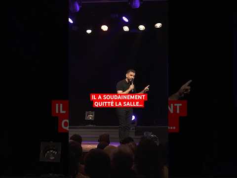 Il a soudainement quitté la salle…