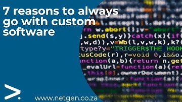 7 reasons to always go with custom software