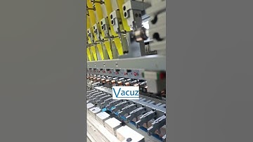 12 Spindles Vacuz Automatic Transformer Bobbin Coil Needle Winding Insulation Tape Wrapping Machine