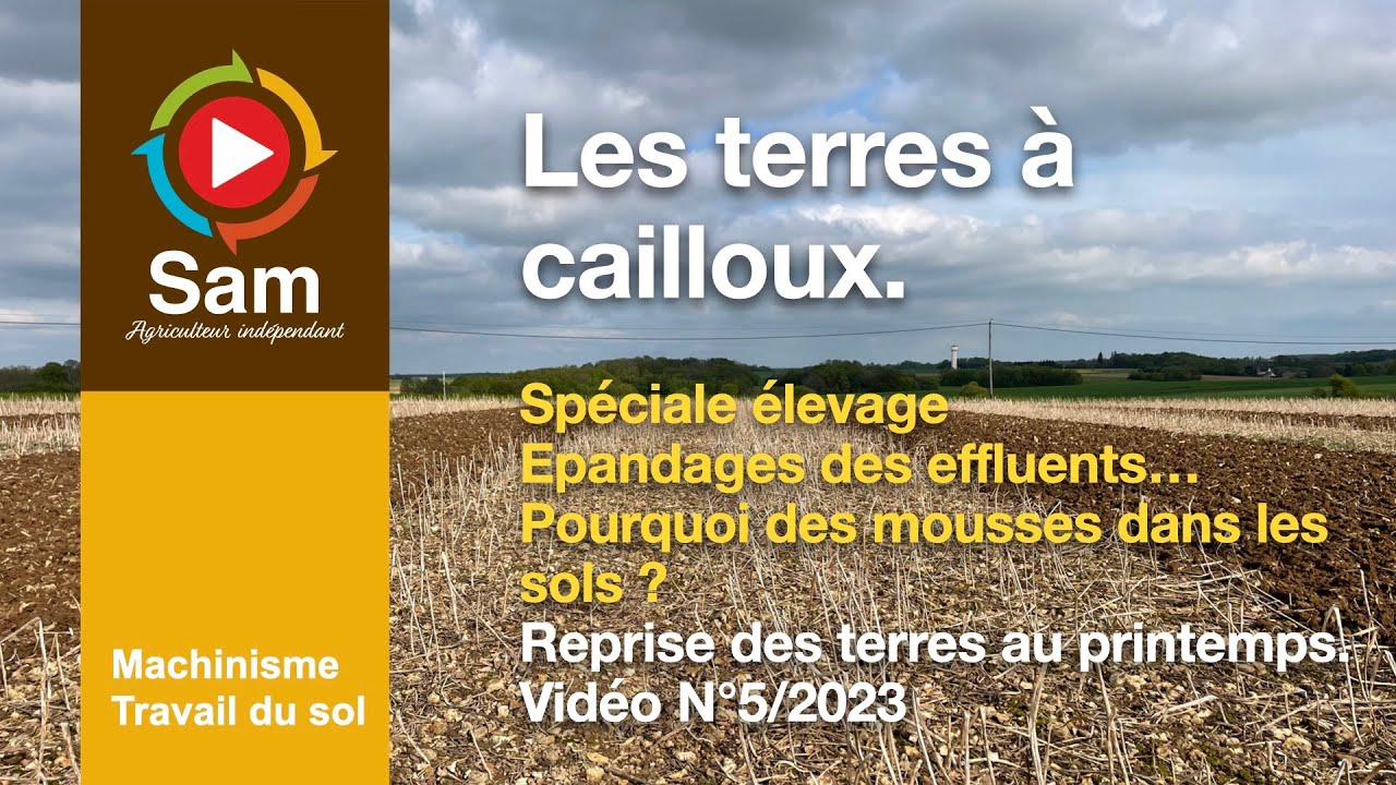 Les terres à cailloux. Spéciale élevage. Les mousses. Reprise des terres au printemps Vidéo N°5.