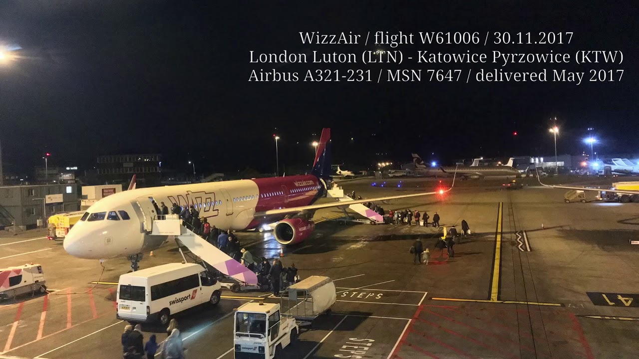 Through The Window - WizzAir W61006, London Luton (LTN) - Katowice (KTW), HA-LXR (30.11.2017)