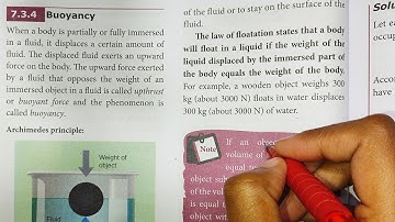 Buoyancy | Archimedes Principle | Properties of matter | 11th Physics | In Tamil |Shivani