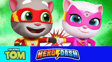 Talking Tom Hero Dash Gameplay Walkthrough Part 1 - Android,iOS