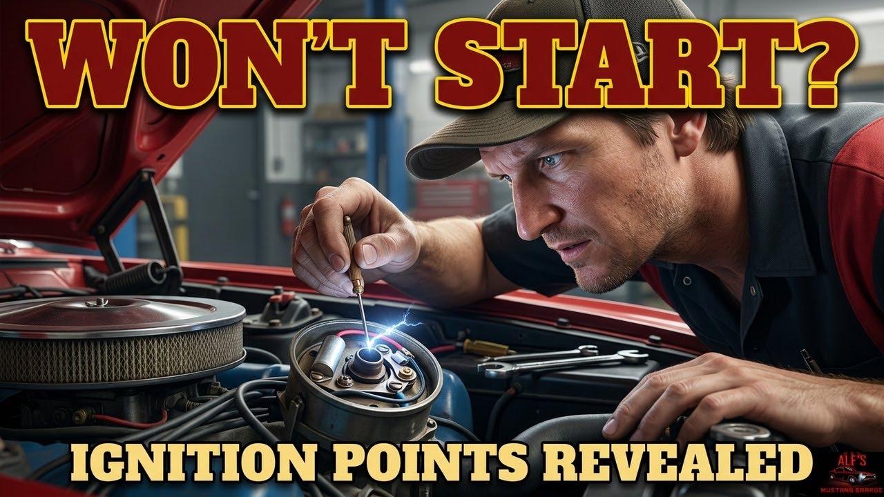 Ignition Points - 1966 Mustang 289 - How it works - YouTube