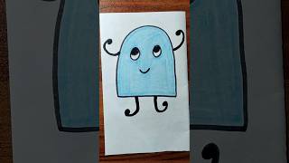 Cute Jellyfish Drawing | The Happy Little Ghost 👻 #art