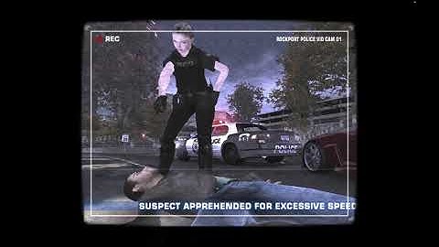 Nfs most wanted busted scenes female (gamecube)