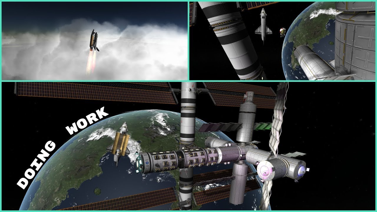 Kerbal Space Program - Building a Space Station (part 8) - YouTube
