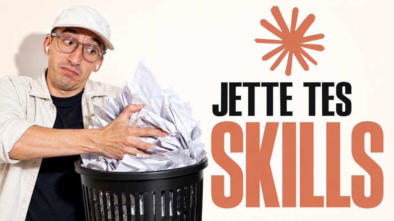 Supprime tes skills maintenant (ou fais ça à la place)
