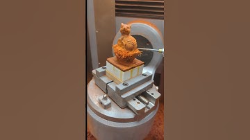Another try with the wood milling on Xmachine Desktop 5-axis CNC machine. #cncmilling #hobbycnc