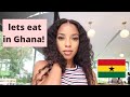 MY TOP 5 PLACES TO EAT IN ACCRA | ROCHELLE VLOGS