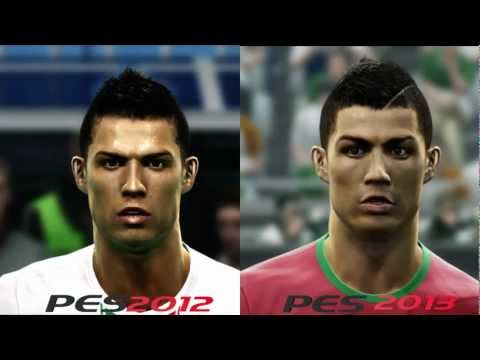 PES 2012 V PES 2013 Faces Comparison [HD]
