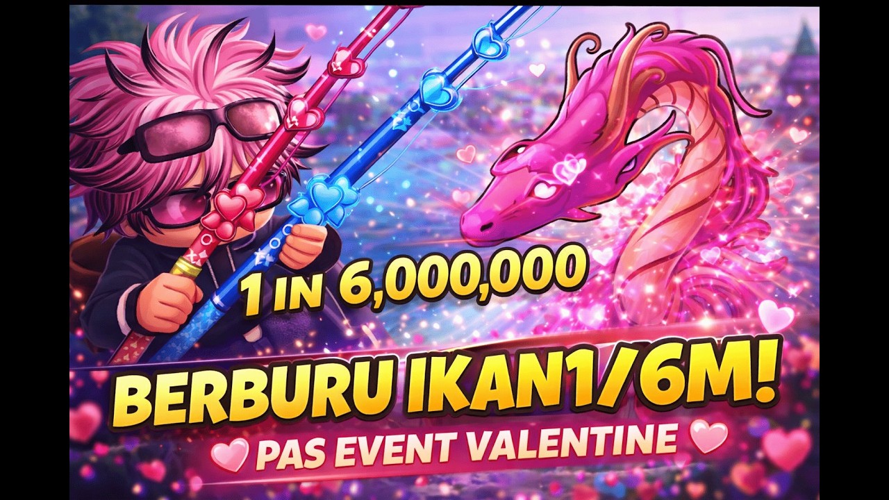 FISH IT — Event Valentine +200.000 Luck | Roblox
