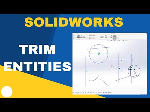SolidWorksのトリムエンティティツールの使い方