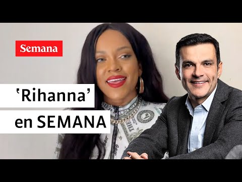 Juan Diego Alvira entrevista a ‘Rihanna’, su parecido es increíble | Semana Noticias