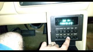 1986 Chrysler LeBaron GTS Turbo trip computer