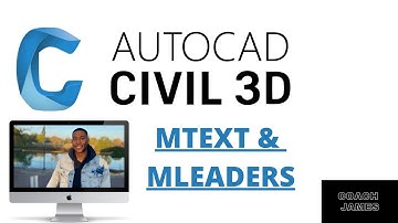 How To Label Plans Using MTEXT & MLEADERS with AutoCAD CIVIL 3D