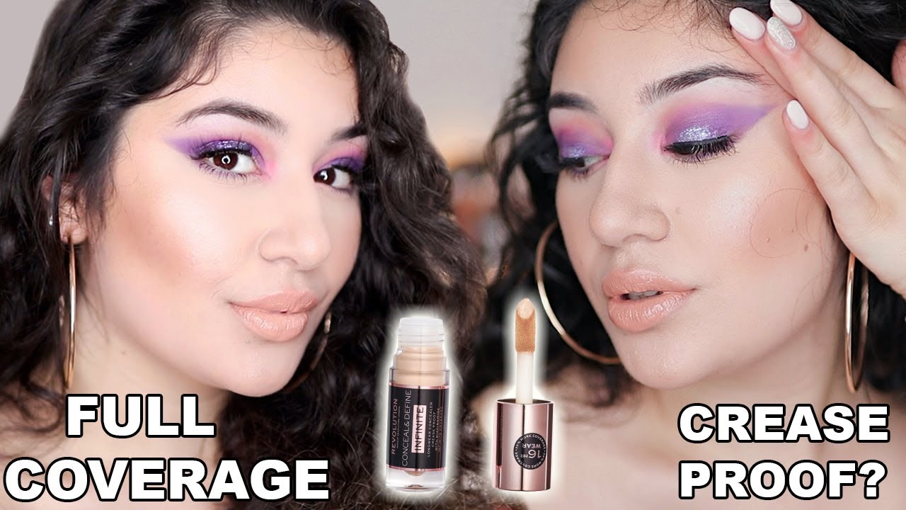 REVOLUTION BEAUTY INFINITE 16HR WEAR CONCEALER.. DEMO & FULL DAY WEAR TEST