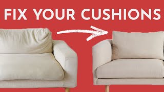 Make your couch look 50% better in about 5 minutes
