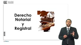 Presentación De La Asignatura Derecho Notarial Y Registral