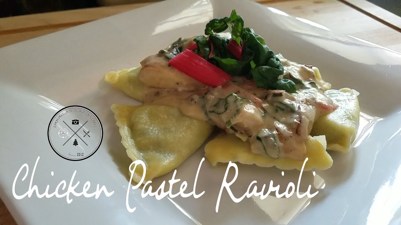 CHICKEN PASTEL RAVIOLI [Doug&Maries'Life] Cooking Vlog 3 - YouTube