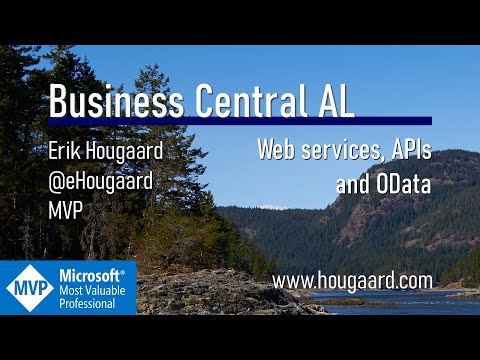 Web services, APIs and OData in C# with Business Central