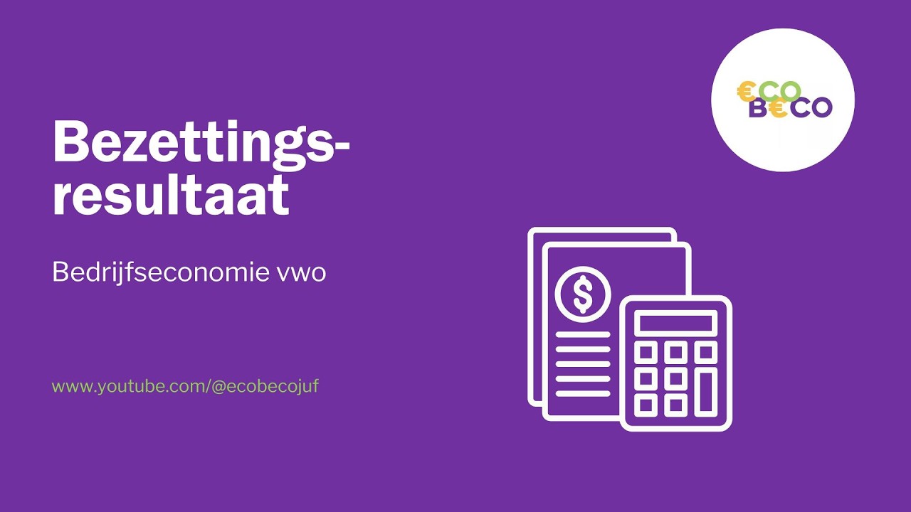 Bezettingsresultaat - Bedrijfseconomie (VWO) - YouTube