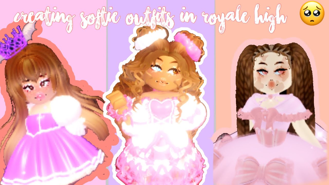 Making Royale high Softie outfits late at night... - YouTube