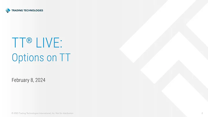 TT® Live: Trading Options on TT