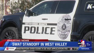 West Valley City standoff ends with suspect critically injured