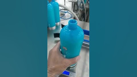 Linha de envase semi-automática.