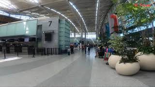 Walking Tour San Francisco Int'l Airport International Terminal check-in and departure level