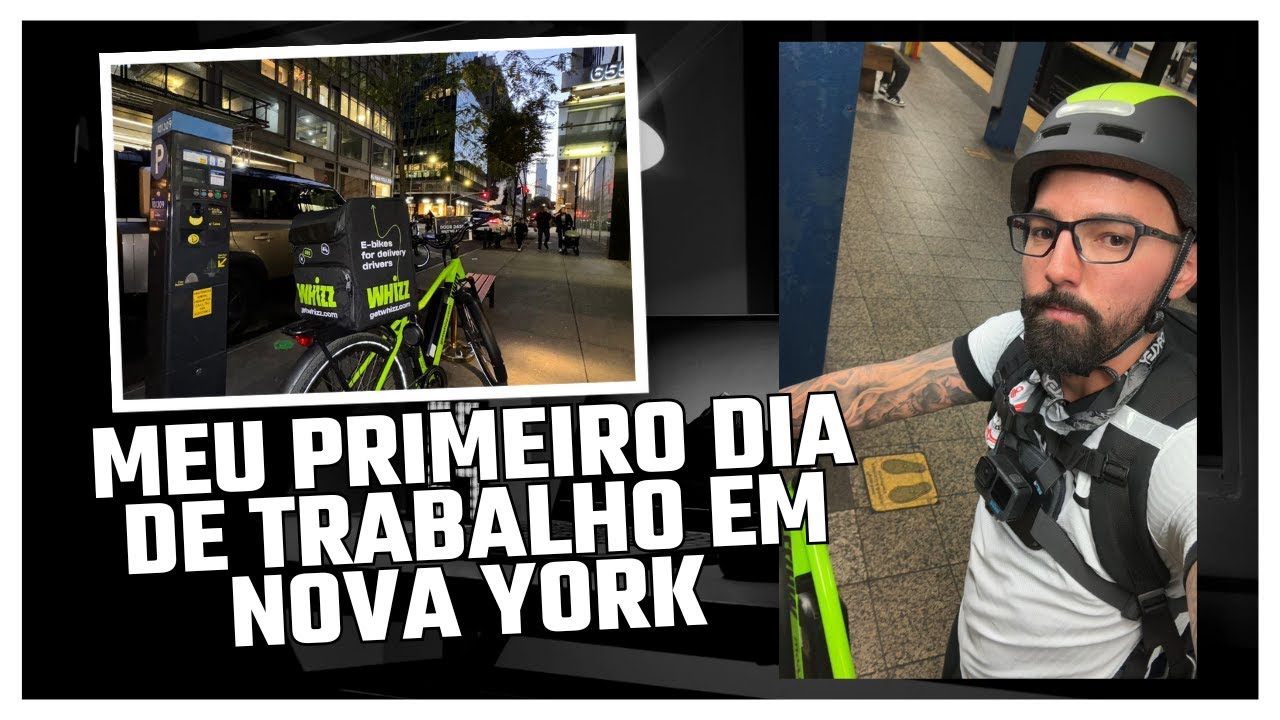 Trabalhando de E-bike em Nova York (DOORDASH)