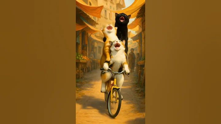 Cute cat 🐈🐈#cat #catvideo #funny #shorts #aicatstory #ai #aiart #shortsfeed #cartoon #viral #trend