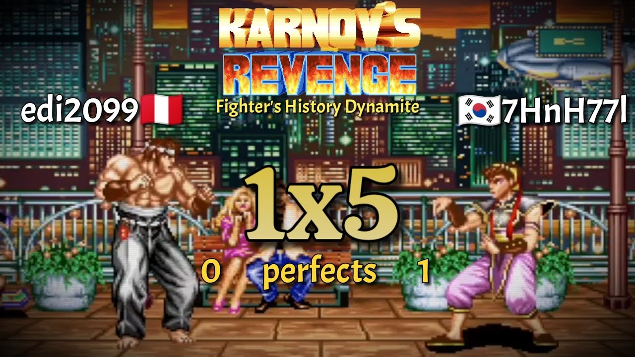Karnov's Revenge / Fighter's History Dynamite - edi2099 (PER) 1x5