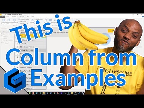 How To Use Column From Examples In Power Bi
