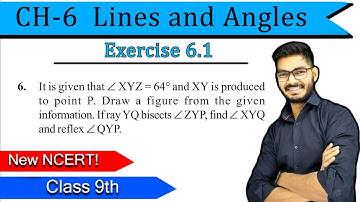 Class9 Question 6 Exercise 6.1 || Chapter 6 Lines and Angles || New NCERT || BY Rajeev Sir
