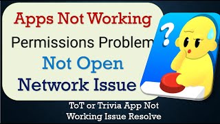 How To Fix ToT or Trivia App not working | Space Issue | Network & Permissions Issue screenshot 2
