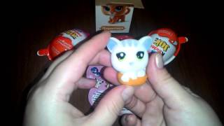 Распаковка коробочки от Sweet Box (Пушистики) и   двух Kinder joy