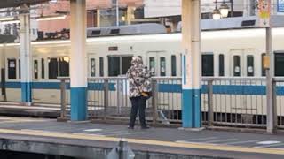 小田急線8000形8253F編成藤沢駅発車