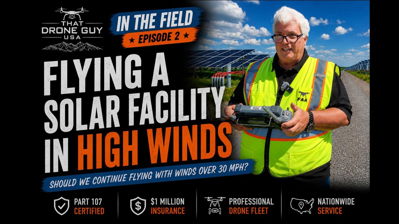Flying a Solar Facility in High Winds | In the Field Ep. 2