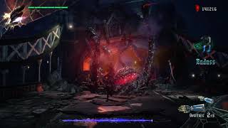 DMC5: DMD Mission 1 No Upgrades/Damage, S Rank
I know I didnt have to fight any enemies and couldve still gotten S Rank, but seeing a flat out 0 on the area rankings in the results screen didnt look right so I went ahead and fought one of the first enemy groups before moving onto the boss.
This mission was still pretty easy and theres not too much that changes. While this is sort of a new game and I dont have access to busters to instantly kill or stun the Hell Antenora in the boss longer, some High Shots can still knock em out long enough to get some hits in and avoid the bosss attacks without needing to worry about him intervening. DMC5: DMD Mission 1 No Upgrades/Damage, S Rank