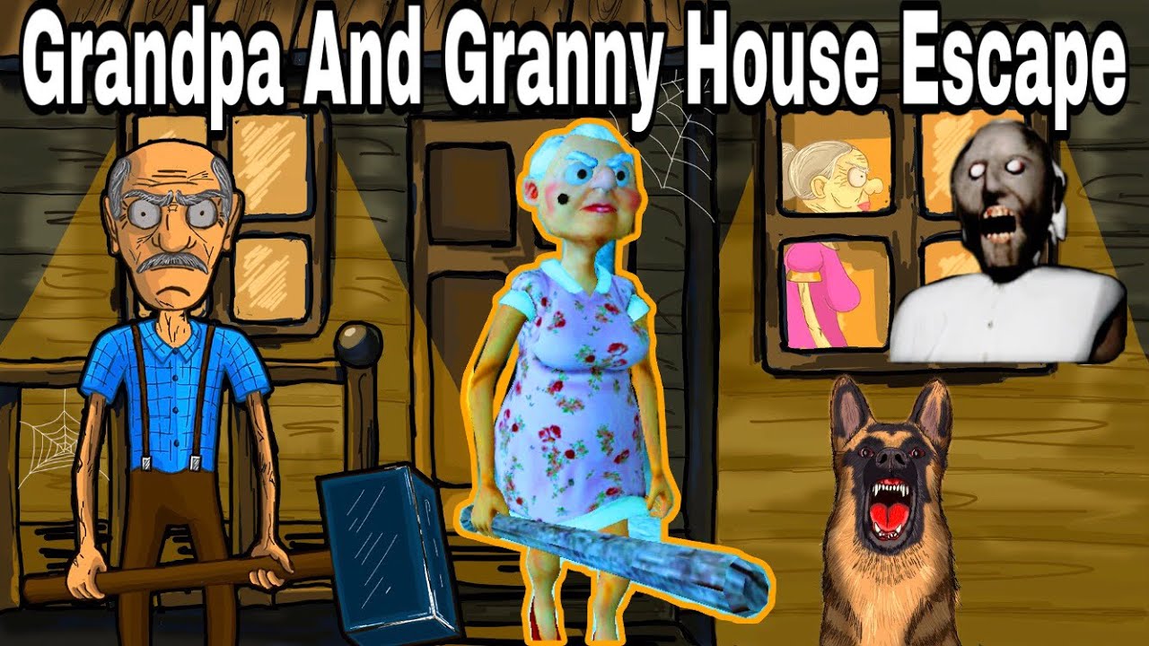 Grandpa and granny house escape || full game play In Hindi || - YouTube