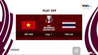 VTV - Hình Chờ Trước Mỗi Trận Đấu Tại Cup Bóng Đá Nữ Châu Á 2022