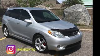 Toyota Matrix 2007 TRD Review - Amateur video but made by a car enthusiast !!